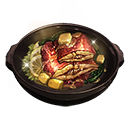 料理 : 奶油燉鸚鵡貝利安魚